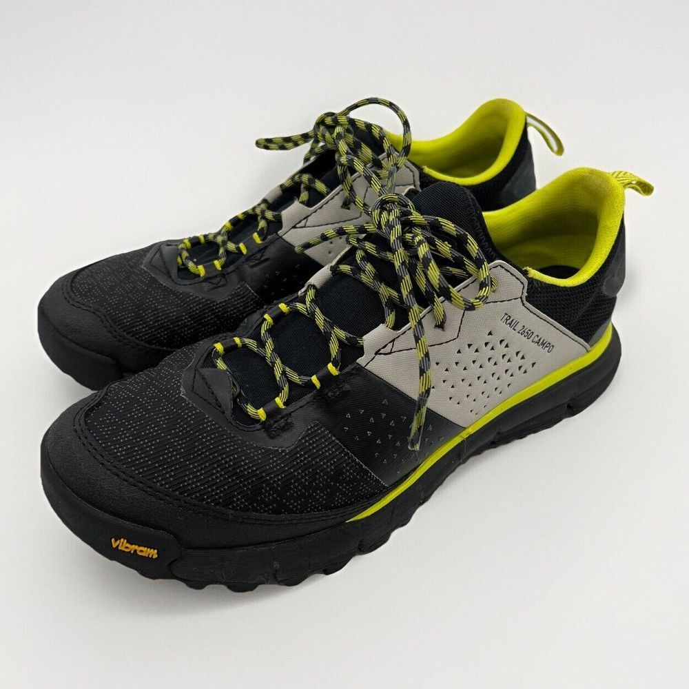 Danner 68949 Men 10.5 Trail 2650 Campo Ice/Yellow Lightweight Lace-Up Hiking